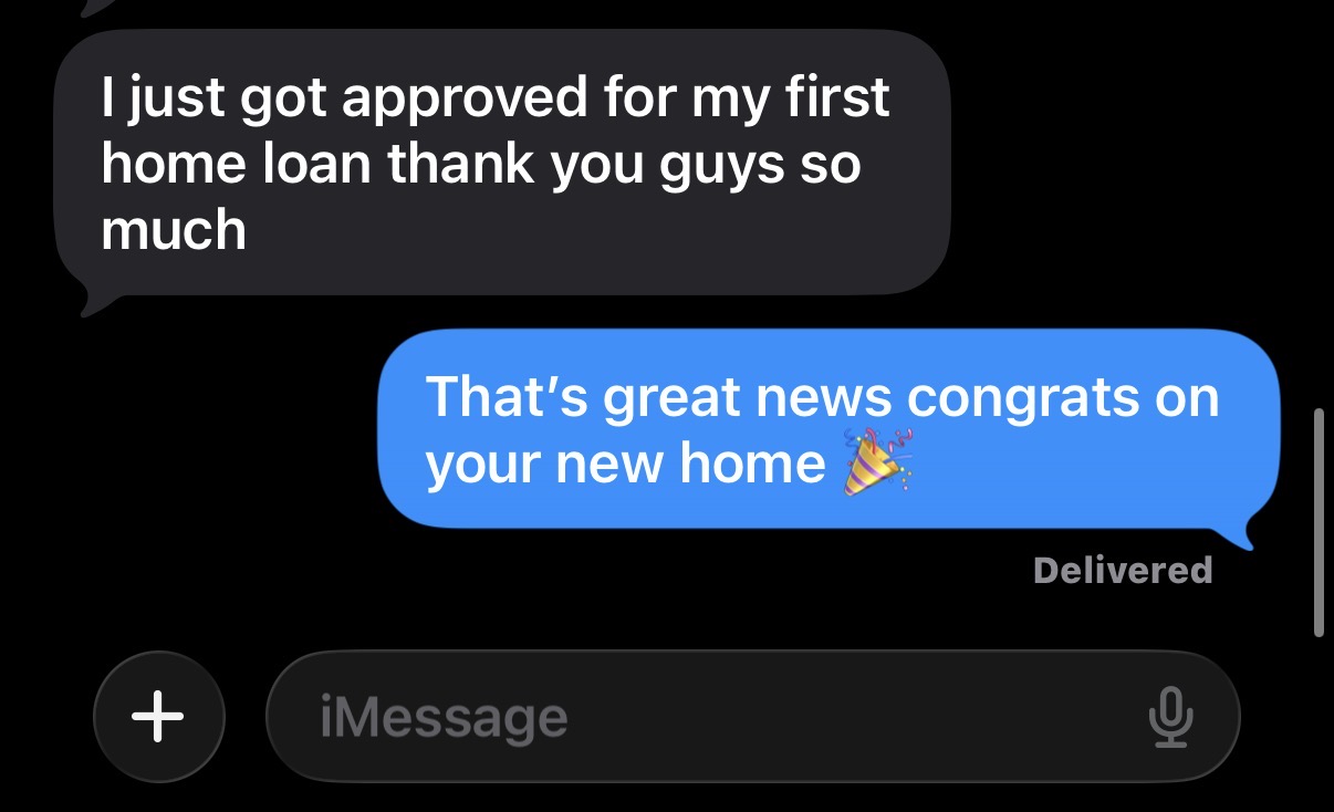 Client text message 2