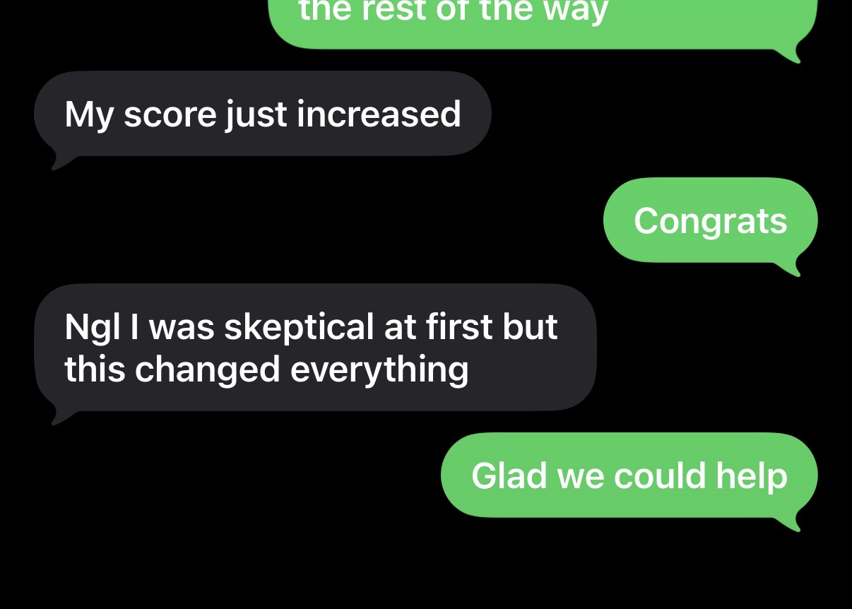 Client text message 3